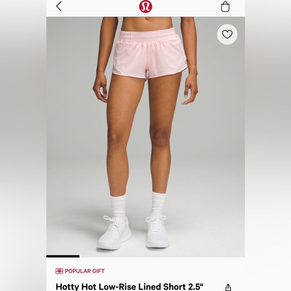 Hotty Hot Shorts strawberry milkshake